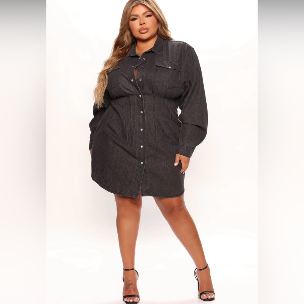 Denim Shirt Dress